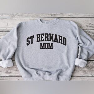 St Bernard Mom Crewneck